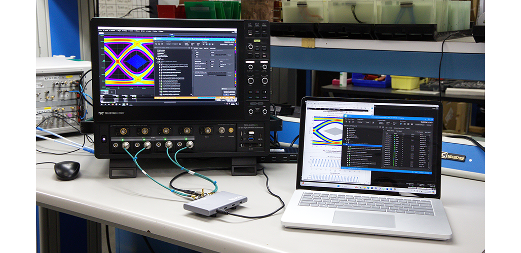 PC 通过 LAN 远程连接到示波器，用于远程控制和数据收集