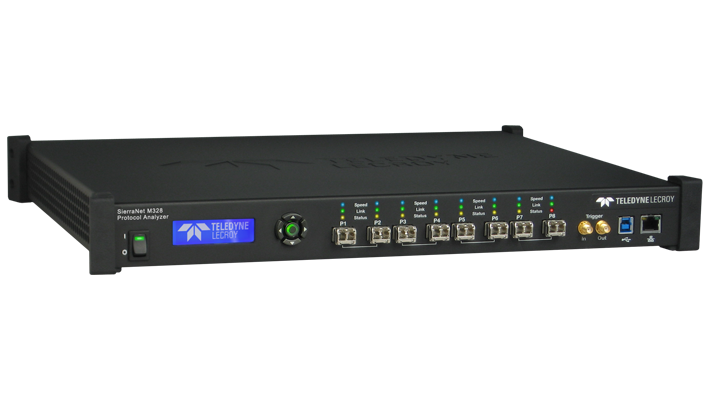 sierranet m328 协议分析仪侧视图