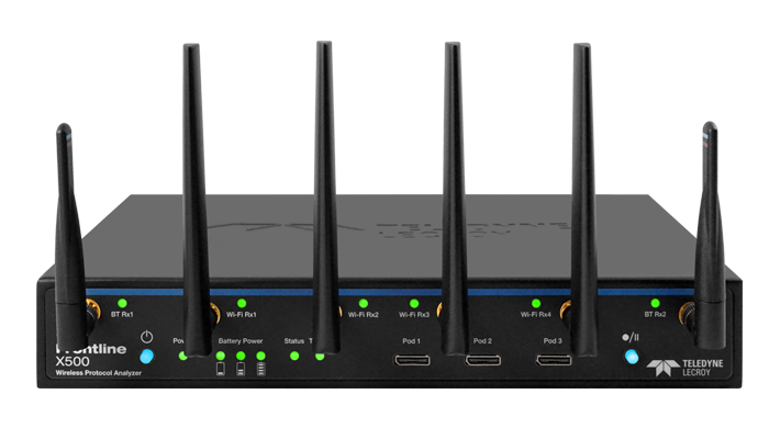 Frontline X500 协议分析仪正面图